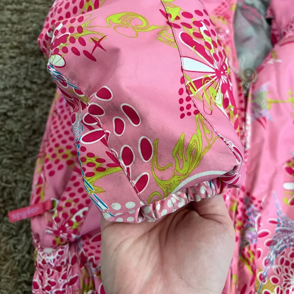Spyder Pink Patterned Girls' Jacket